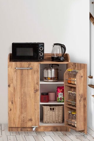 Sembol KD 04 Kiler Dolabı Kısa 90 Derece 105 Cm Açılır Kapak