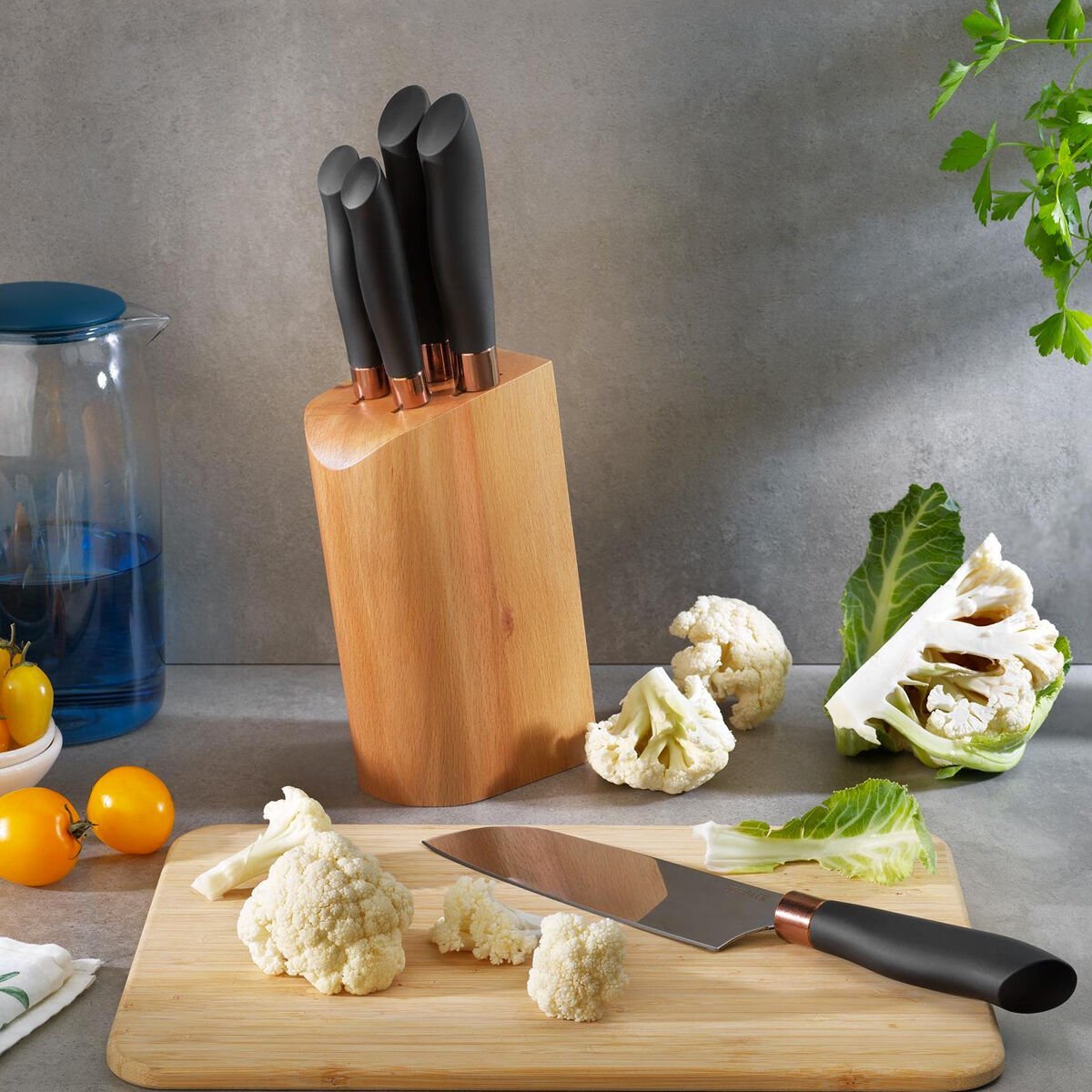 Schafer Keen Standlı Bıçak Seti-6 Parça