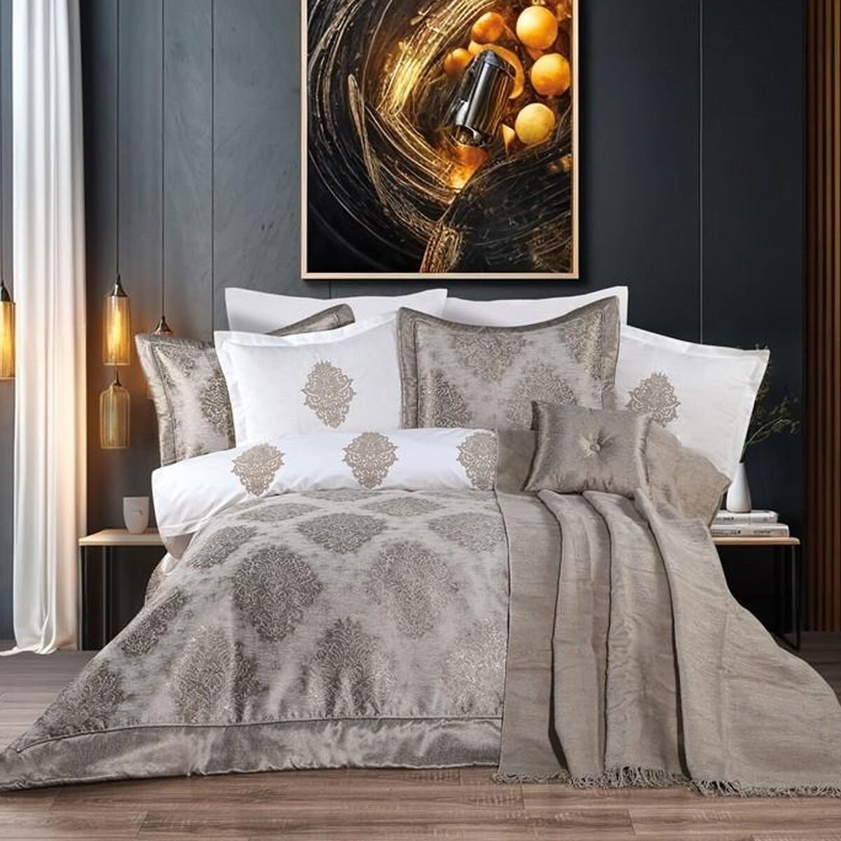 Schafer Home Bolero Çeyiz Seti 11 Parça-Bej