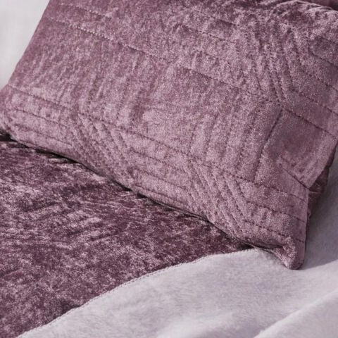 Schafer Home New Daily Kadife Çeyiz Seti 9 Parça-Mor