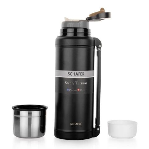 Schafer Steely Termos 2 L-Siyah