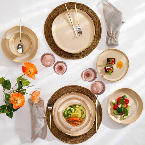 Schafer Hope Yemek Takımı 24 Parça - Bej-------