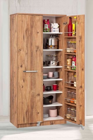 Sembol KD 10 Kiler Dolabı 2 Kapılı 90 Derece 183 cm Açılır Kapak