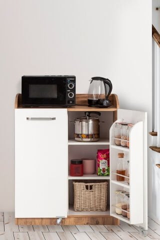 Sembol KD 04 Kiler Dolabı Kısa 90 Derece 105 Cm Açılır Kapak