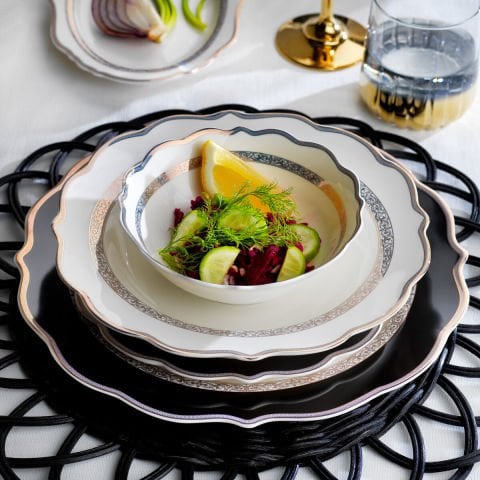 Schafer Selina Yemek Takımı 60 Parça Siyah---------