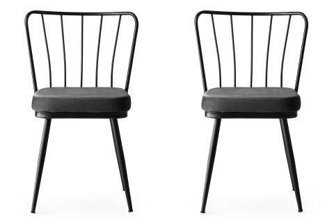 AY SANDALYE, ANTRASİT SİYAH