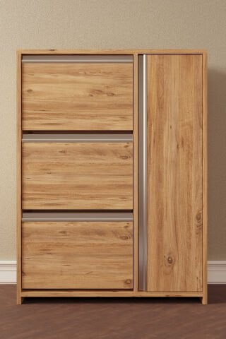 Sembol A57 3 Düşer 4 Kapaklı Ayakkabılık