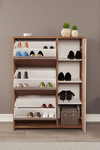 Sembol A57 3 Düşer 4 Kapaklı Ayakkabılık