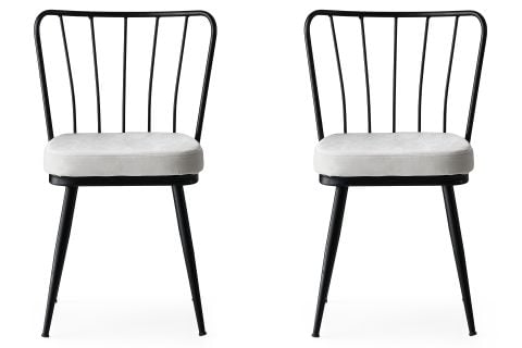 AY SANDALYE, KREM SİYAH