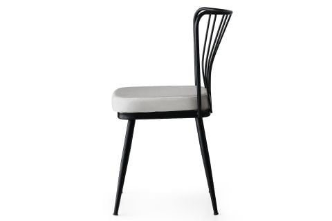 AY SANDALYE, KREM SİYAH