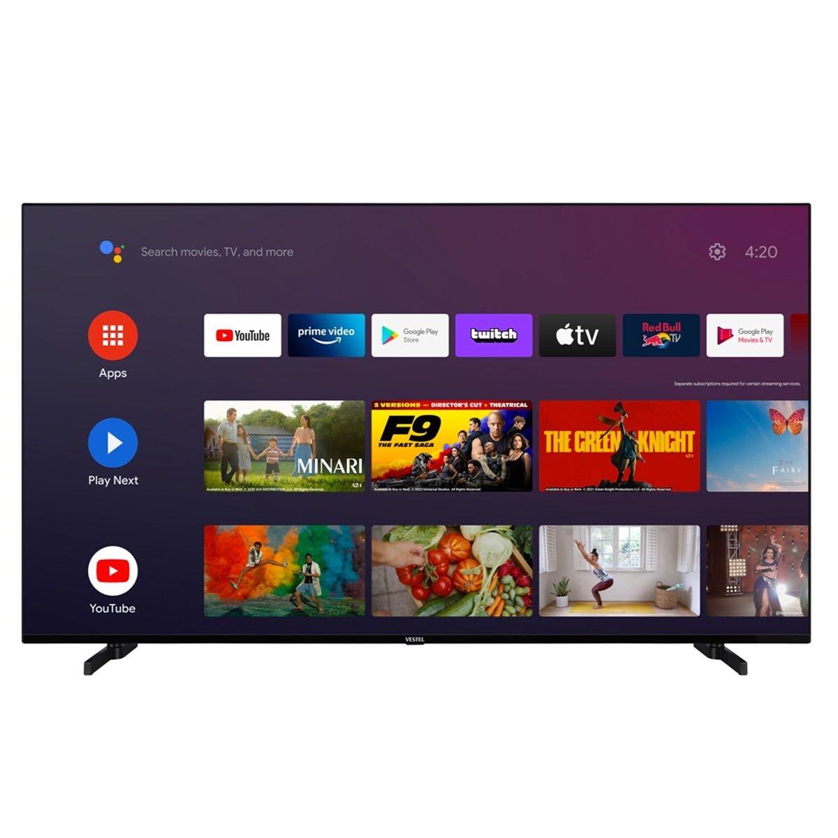 Vestel 70UA9740 4K Ultra HD 70'' 178 Ekran Android Smart LED TV - 20278810