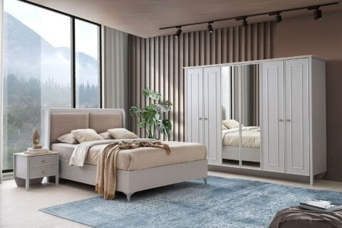 Evart Yakamoz Başlıklı Yatak Odası Takımı (e120+e121+e122+e123)