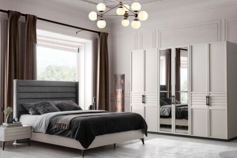 Evart Petek Başlıklı Yatak Odası Takımı (e950+e951+e952+e953)