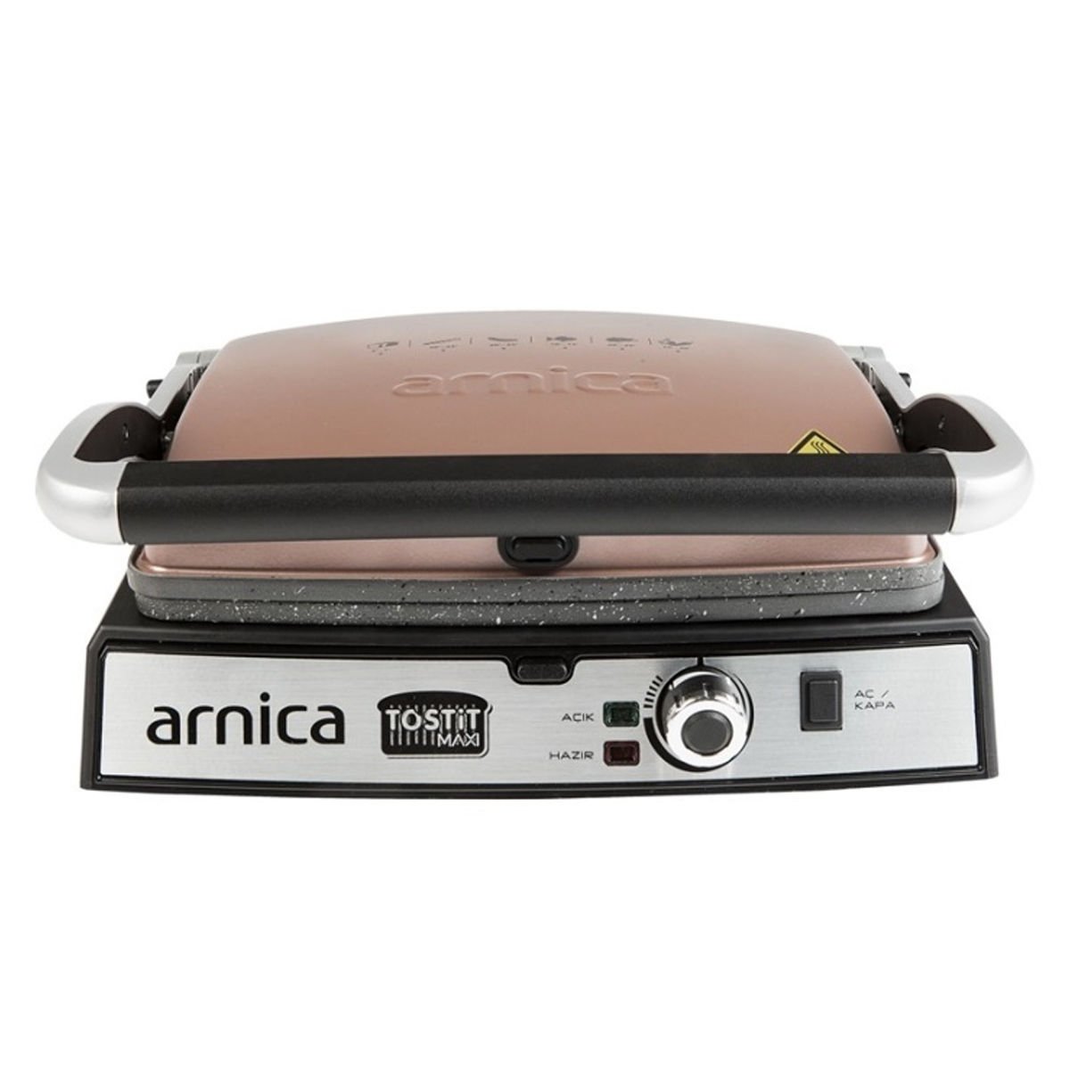 Arnica Tostit Maxi Granit Izgaralı Tost Makinesi Rose GH26244