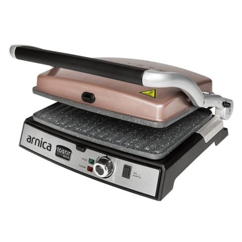 Arnica Tostit Maxi Granit Izgaralı Tost Makinesi Rose GH26244