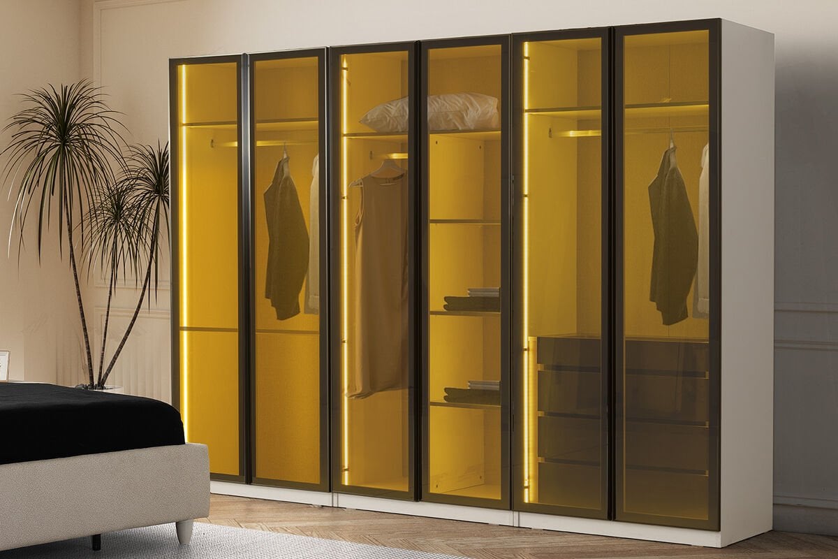 Sky Cannes 6 Kapılı Dolap