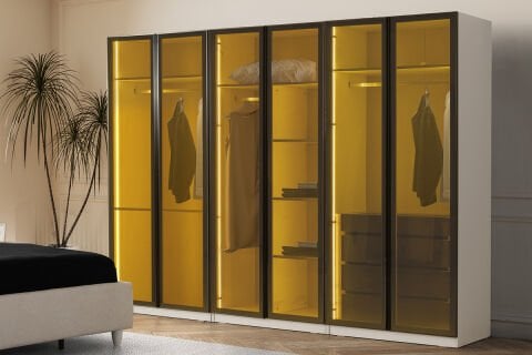 Sky Cannes 6 Kapılı Dolap