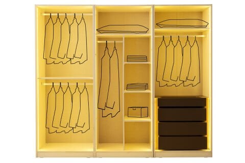 Sky Cannes 6 Kapılı Dolap