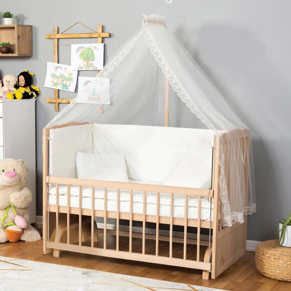 Enti Baby Bambu Organik Anne Yanı Beşik