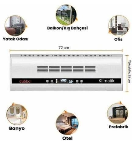 Dubbo 2500 W Klimatik Isıtıcı