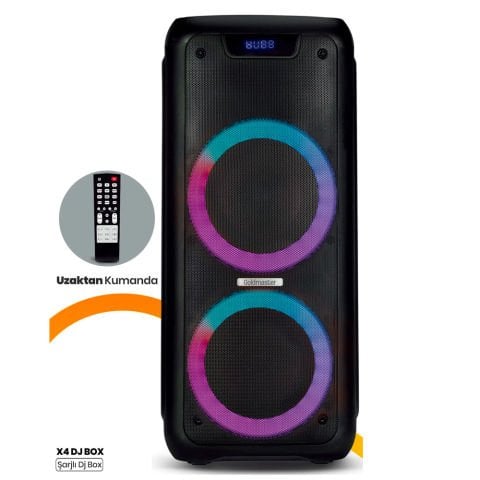 Goldmaster Neon X4 Şarjlı Dj Box Ses Sistemi