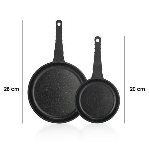 Schafer Famos XL Döküm Tava Seti 2 Parça-Gri