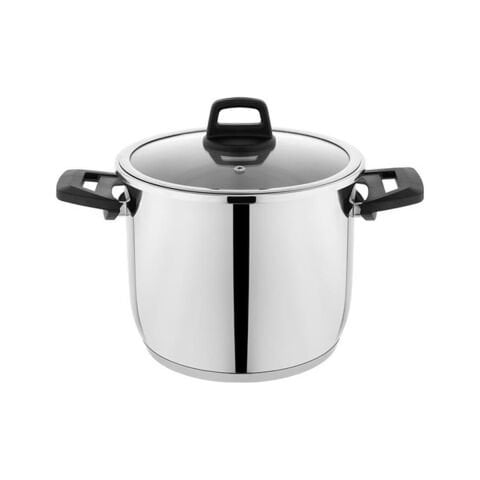 Schafer Cooky Düdüklü Tencere Seti 4+6,5 L-Siyah/Gri