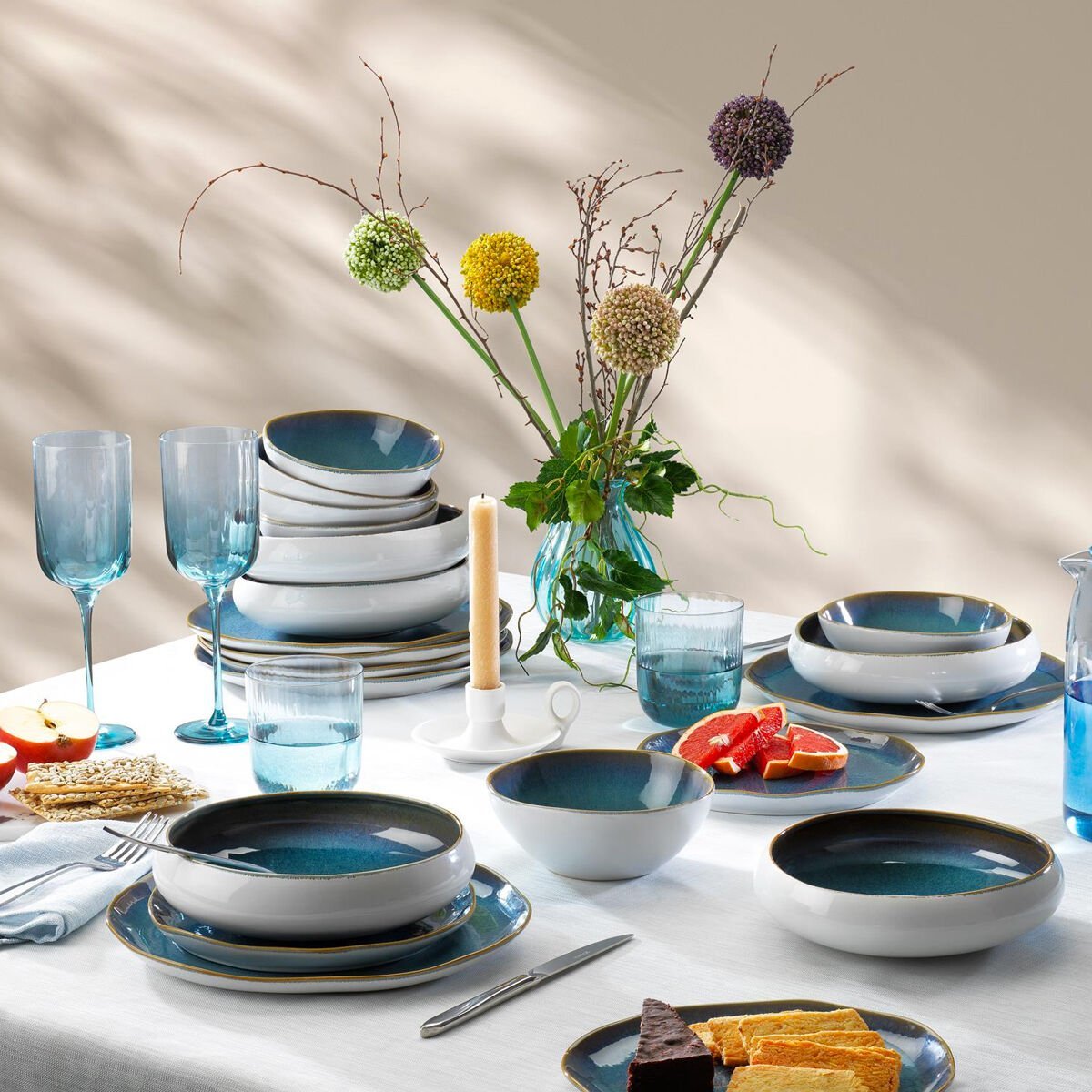 Schafer Aura Yemek Takımı-24 Parça