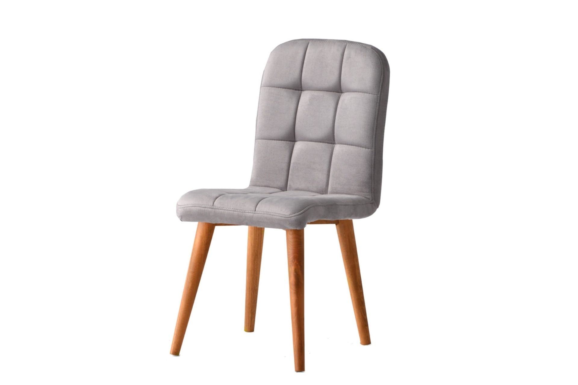 Levent San.0055-514, Etro Ahşap Ayak Sandalye Gri Ceviz