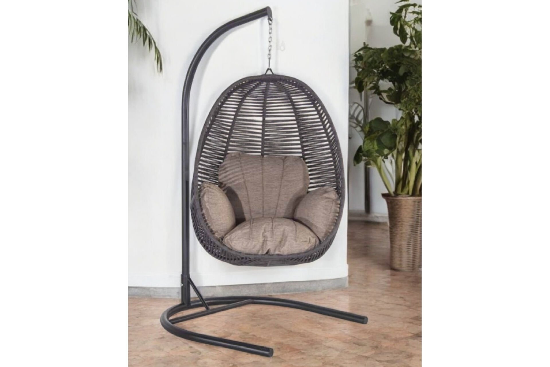 Levent Slc.0003-647, Örgülü Kafes Salıncak Antrasit Siyah