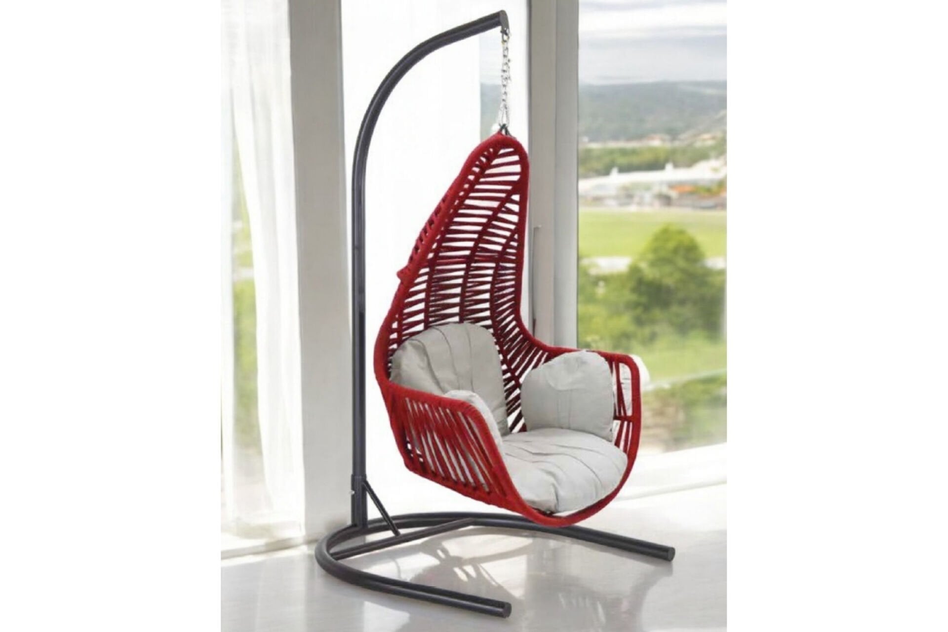 Levent Slc.0007-678, Oslo Salıncak Kırmızı Siyah