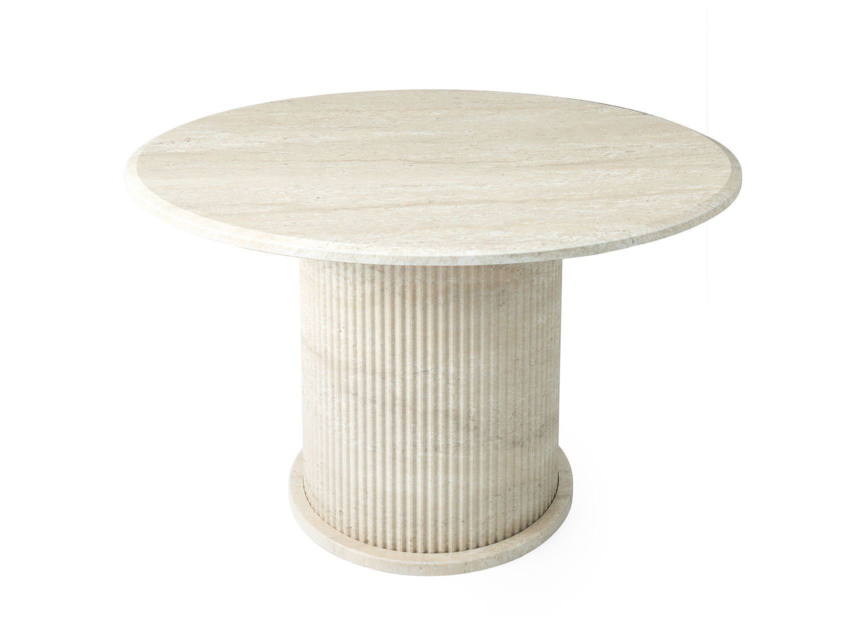 Levent Ort.0054-708, Oslo Orta Sehpa Traverten Capuccino