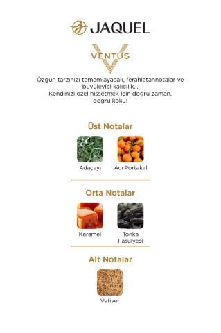 Jaquel Ventus Erkek Parfümü 100ml