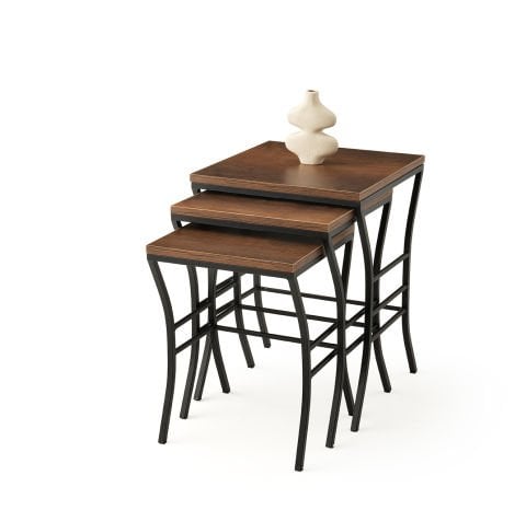 Levent Zgn.0069-475, Eyfel Zigon Sehpa Ceviz Siyah