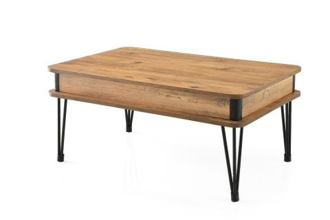 Levent Ort.0049-475, Venüs Orta Sehpa Ceviz Siyah