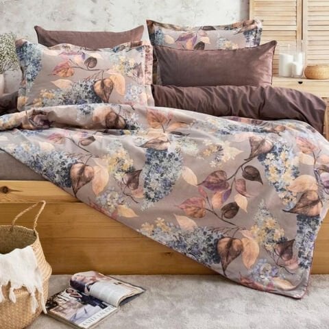 Schafer Home Premium Comfort Çift Kişilik Nevresim Takımı 6 Parça-Mor