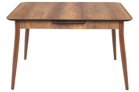 Levent MSA.0047-201 Luzio 120x80 Ahşap Ayak Açılır Masa Ceviz Ceviz