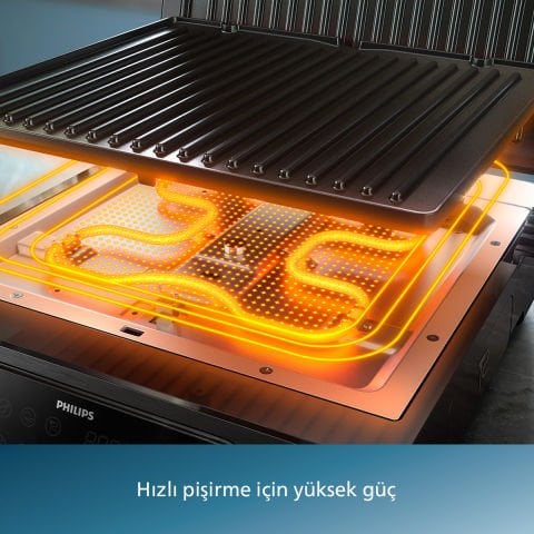 Philips HD6307/70  7000 Serisi Izgara ve Tost Makinesi