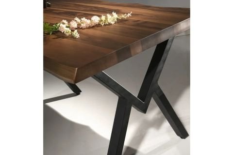 AGRON MASA VE POYRAZ SANDALYE TAKIMI, SİYAH, 140x85