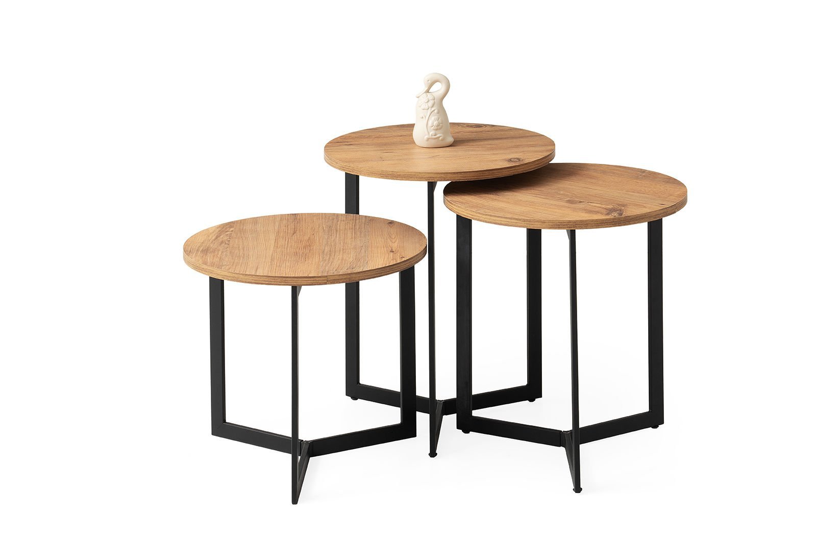 Levent Zgn.0068-475, Bosna Zigon Sehpa Ceviz Siyah