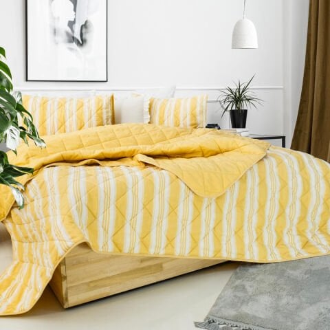 Schafer Home İnfinity Çift Kişilik Complete Set 4 Parça-Hardal