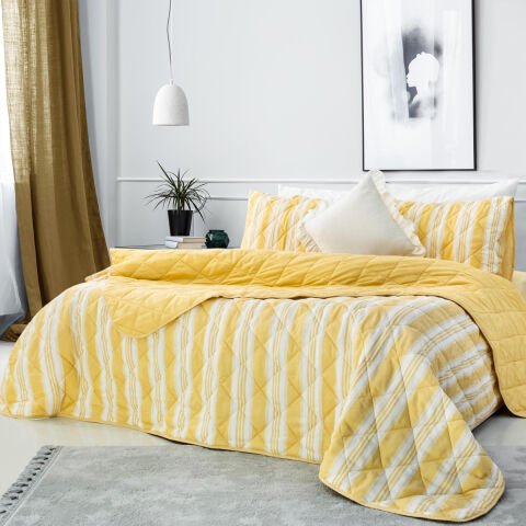 Schafer Home İnfinity Çift Kişilik Complete Set 4 Parça-Hardal