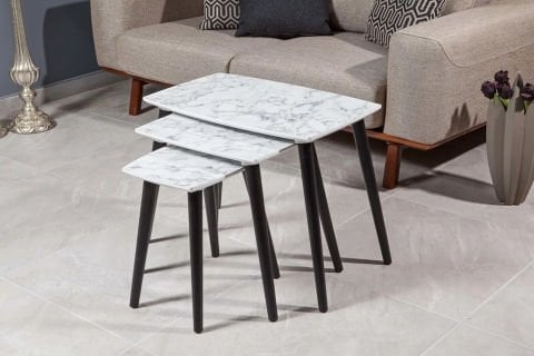 Levent ZGN.0047-233, 3900 Carara Oval Zigon Sehpa