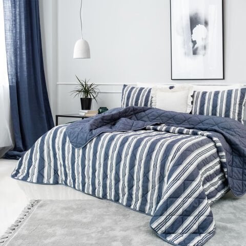 Schafer Home İnfinity Çift Kişilik Complete Set 4 Parça-Indigo