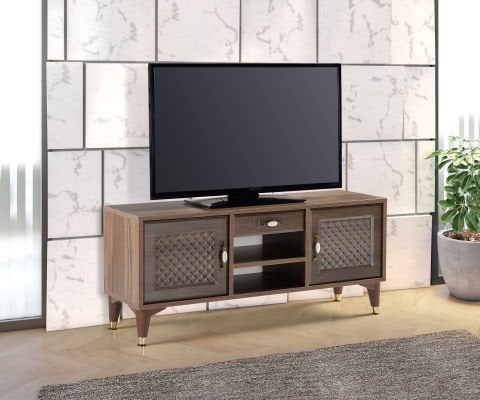 Levent Tvu.0010-201, Baklava Tv Sehpası 120 Cm Ceviz