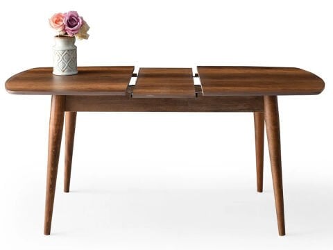 ESSEN MASA VE ETRO SANDALYE TAKIMI, CEVİZ, 130x80