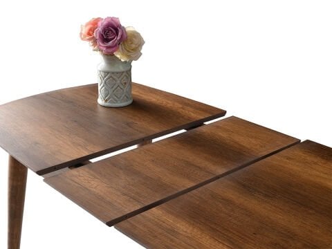 ESSEN MASA VE ETRO SANDALYE TAKIMI, CEVİZ, 130x80