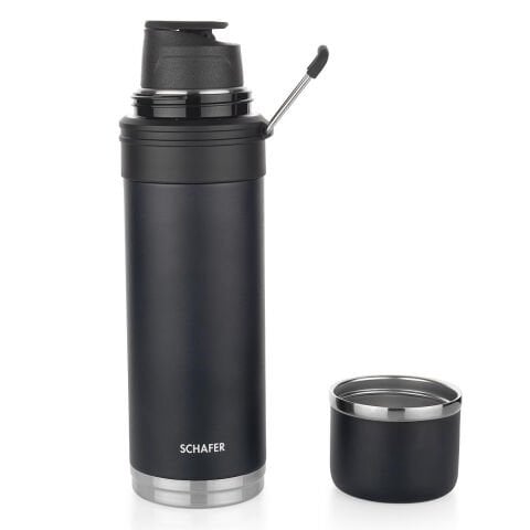 Schafer Iron Man Termos 650 Ml-Siyah