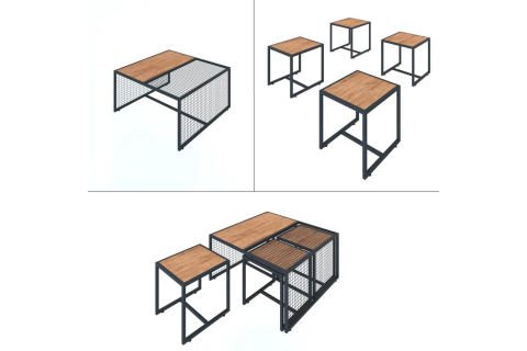 Levent ORT.0026-438, Ak0299 Perforje 4+1 Orta Sehpa