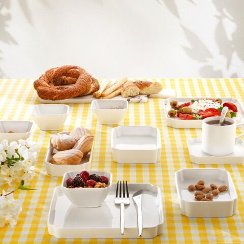 Schafer Hannah Kahvaltı Takımı 32 Parça-Beyaz